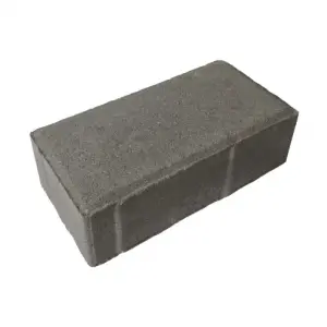 Брусчатка Кирпич Серая 2П.6 (60*100*200, 50 шт/м2, 2,5кг/шт), 540 шт/под