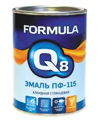 Эмаль ПФ-115 черная 10 кг  Formula 
