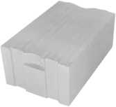 Блок ячеистый 625*400*250 B2.5 (1,5 м3 под)